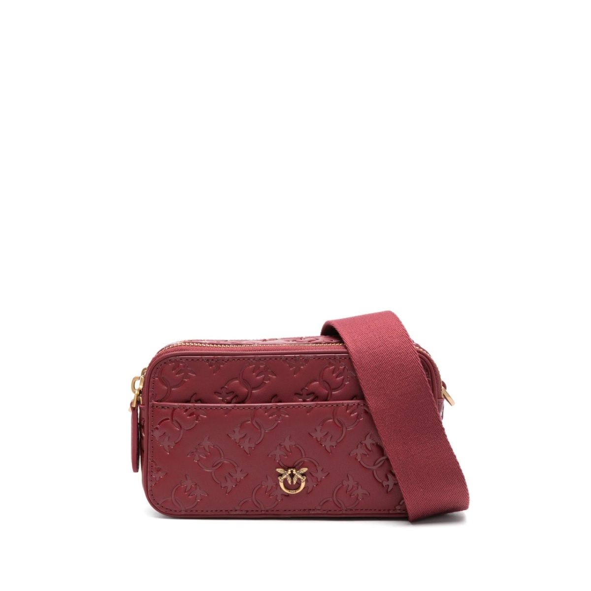 mini logo-debossed cross body bag