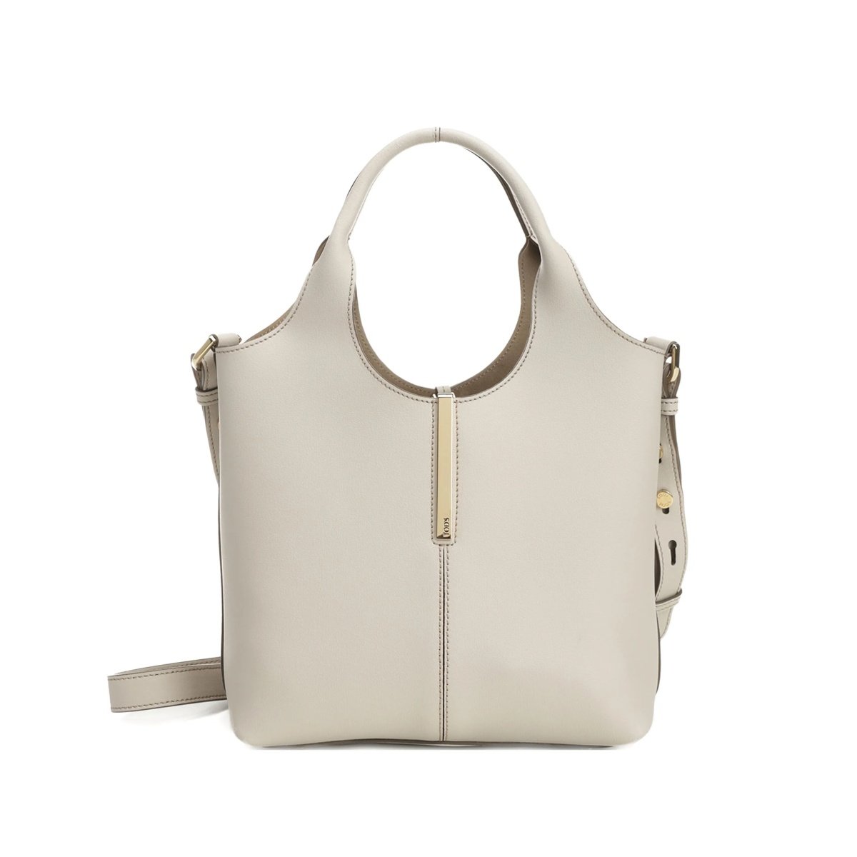 mini top-handle leather cross body bag