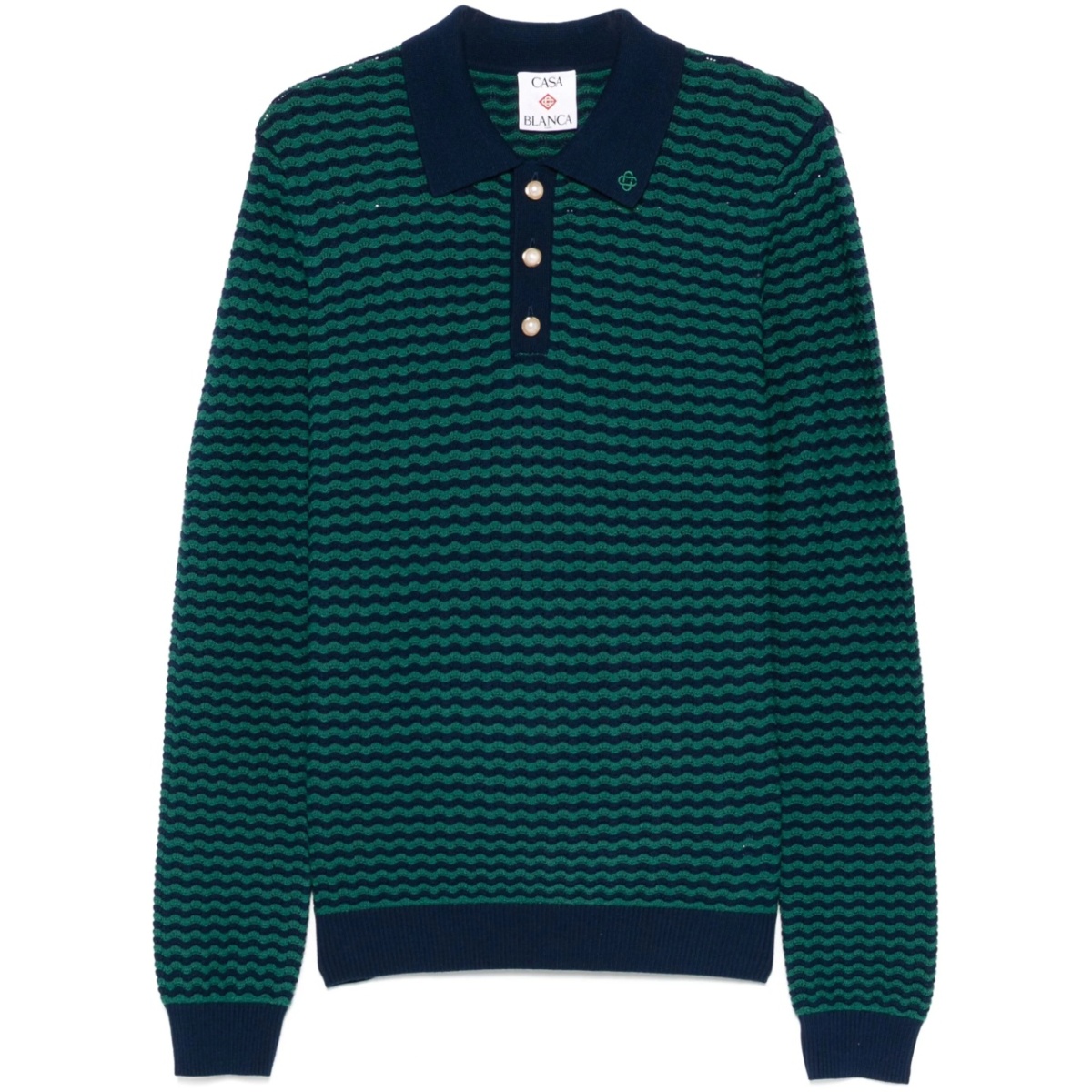 Mini Wave polo shirt