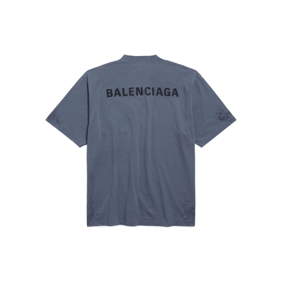 mock-neck logo T-shirt - Img 4