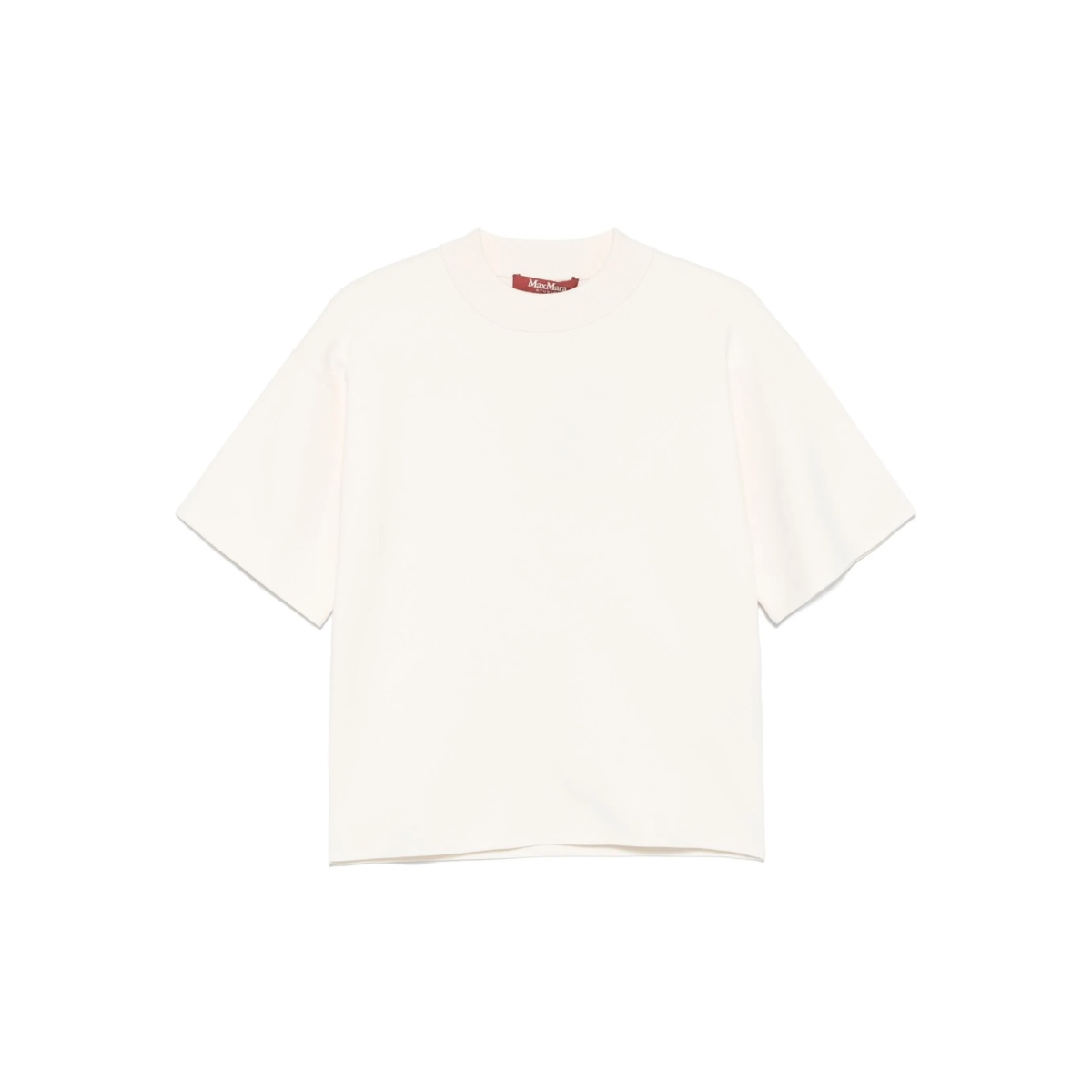 mock-neck T-shirt