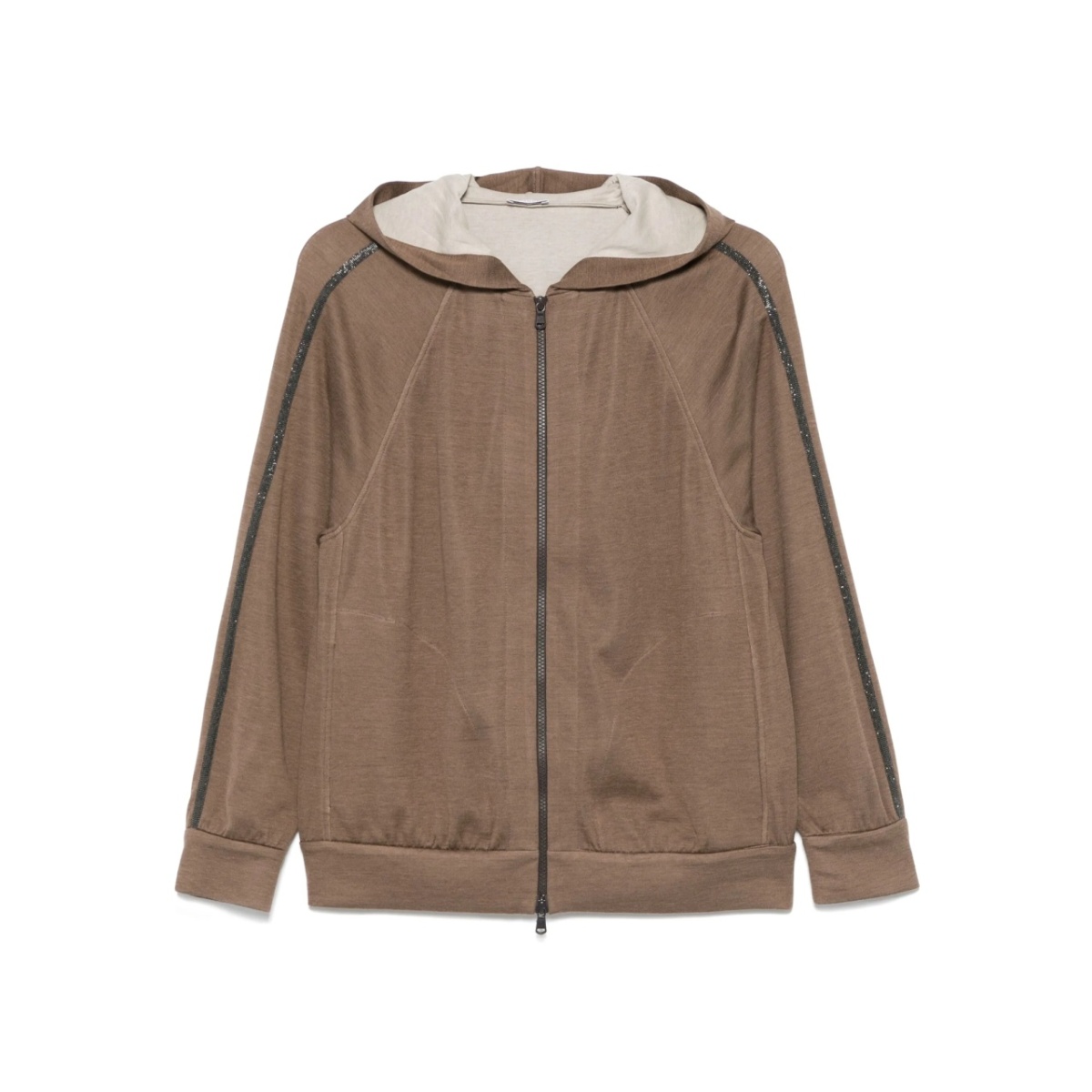 Monili-detail hoodie