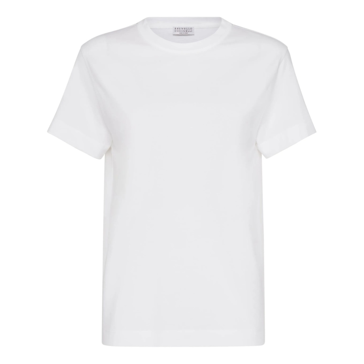 Monili-trim cotton T-shirt