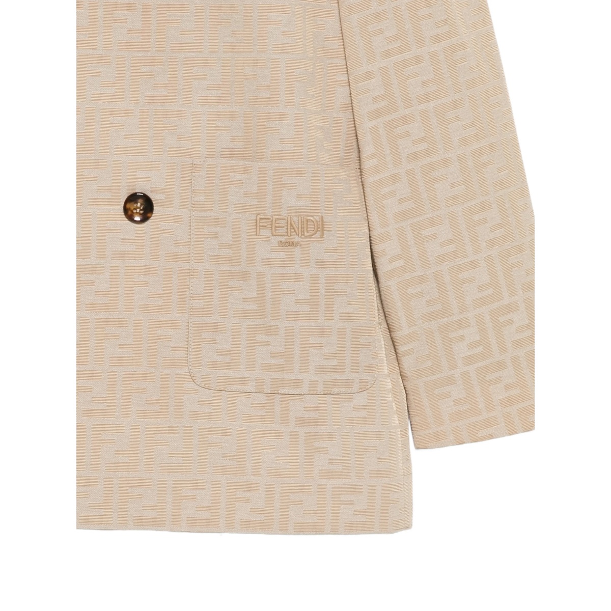 monogram double-breasted coat - Img 3