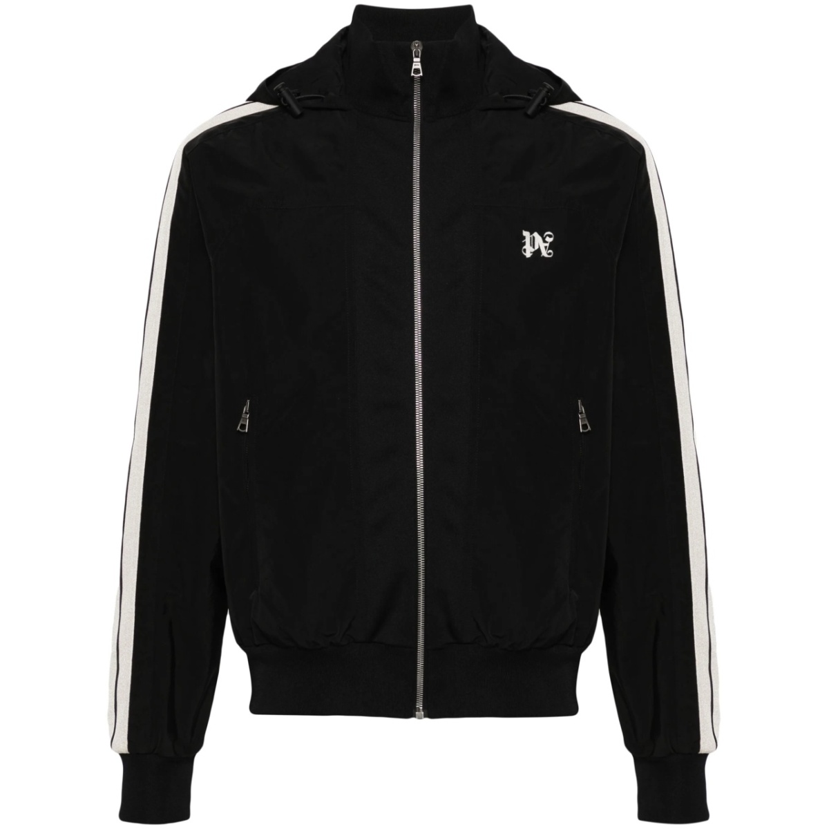 monogram-embroidered track jacket