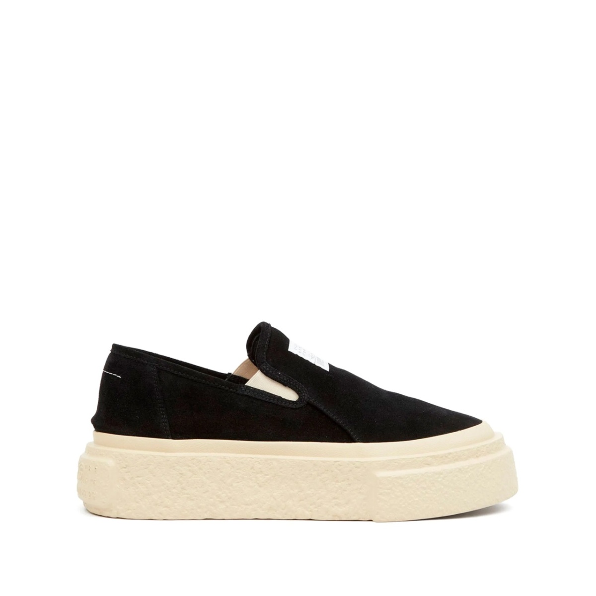 numbers-motif slip-on sneakers