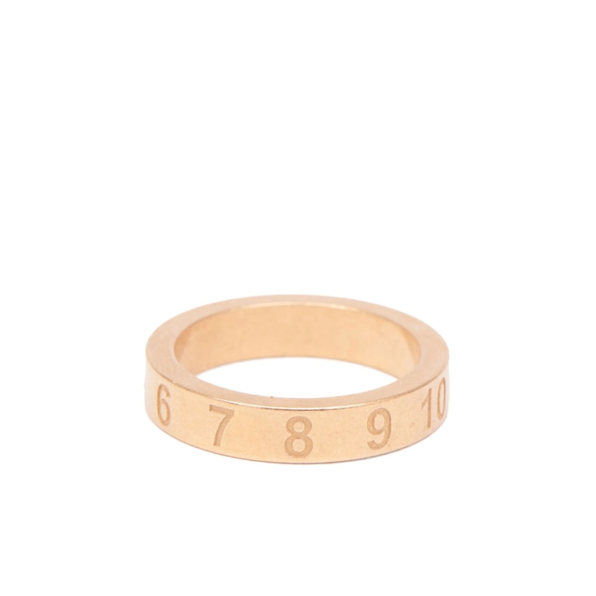 Numerical engraved ring