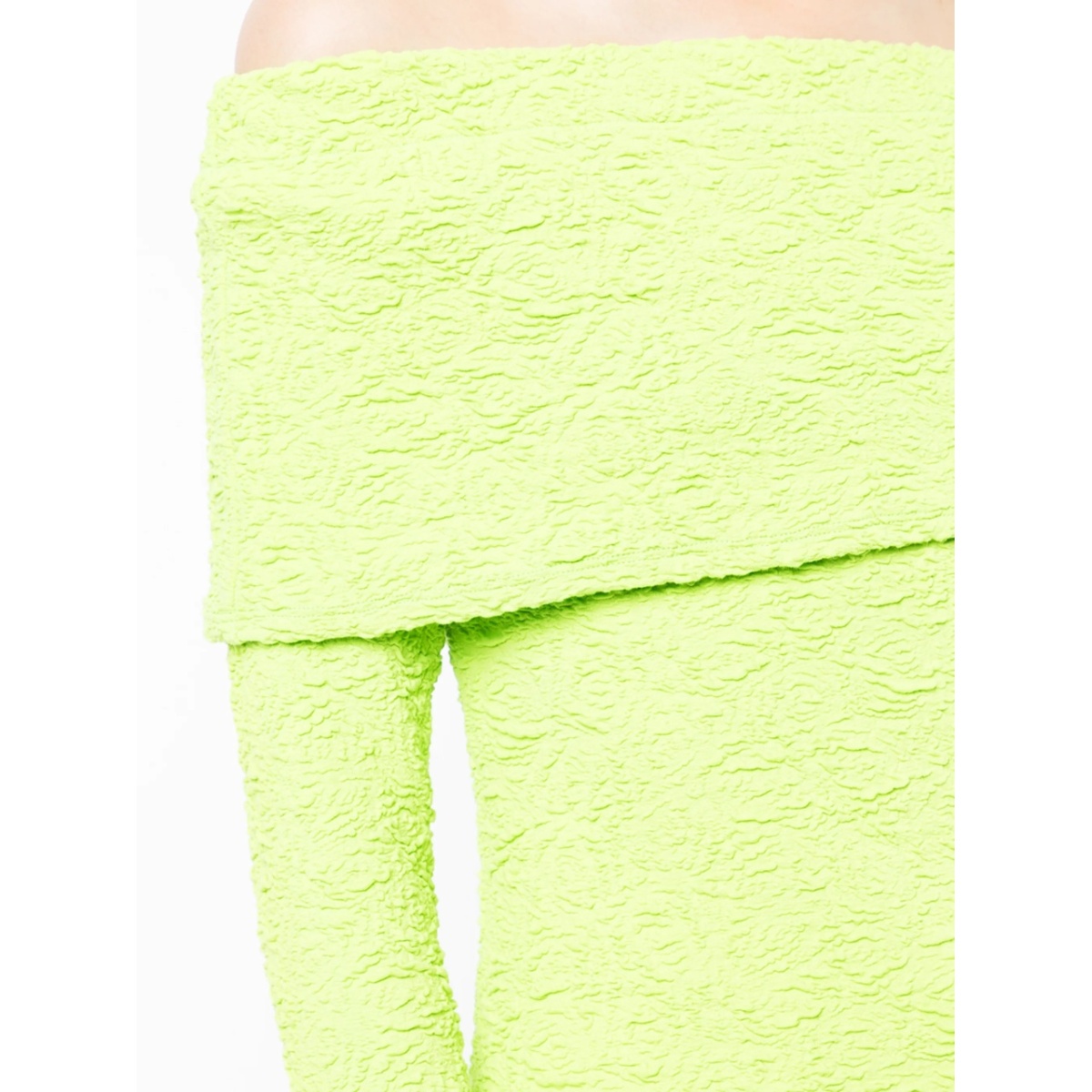 off-shoulder textured top - Img 5