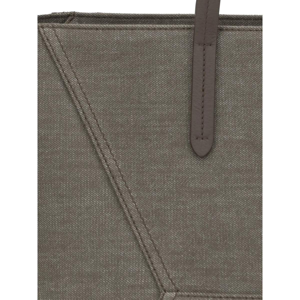open-top panelled tote bag - Img 2