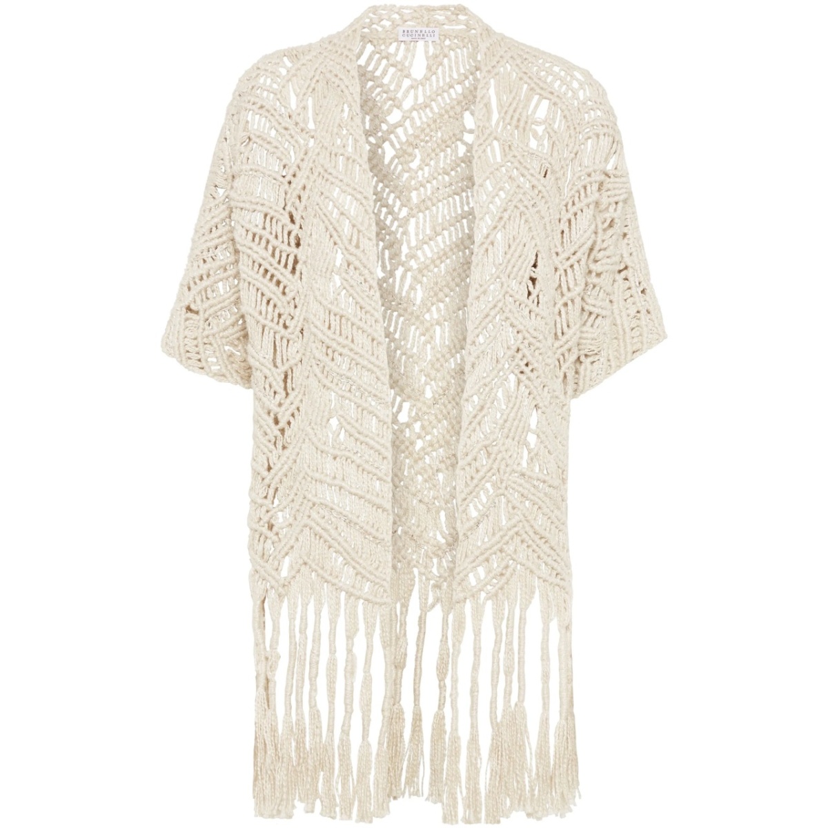 Opera macramé cardigan