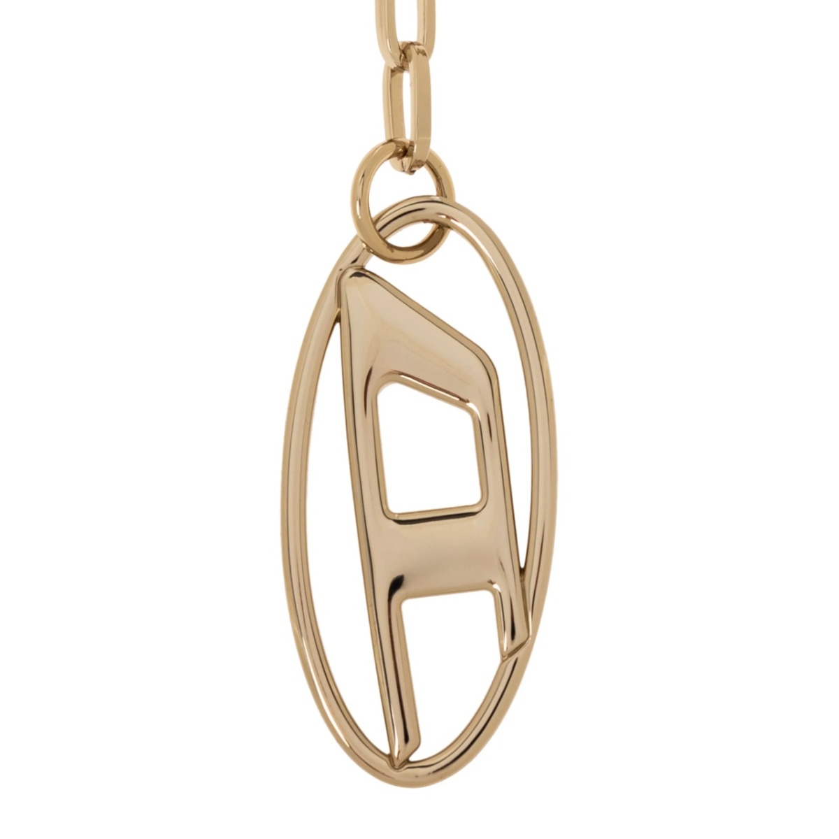 Oval D polished keychain - Img 3