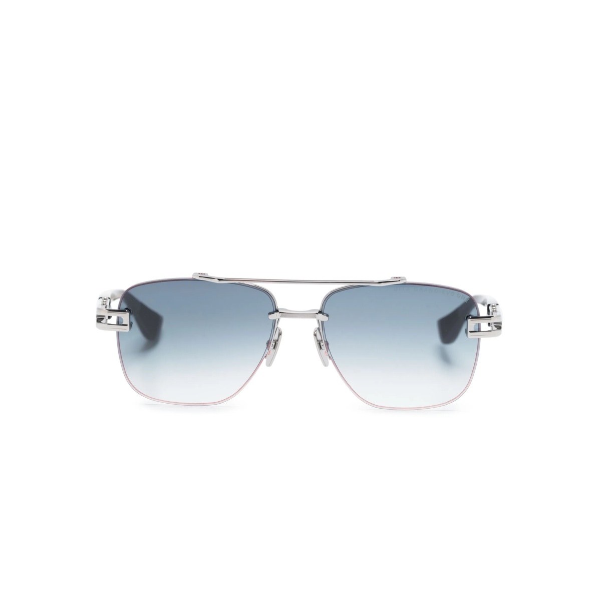 oversize-frame gradient-lenses sunglasses