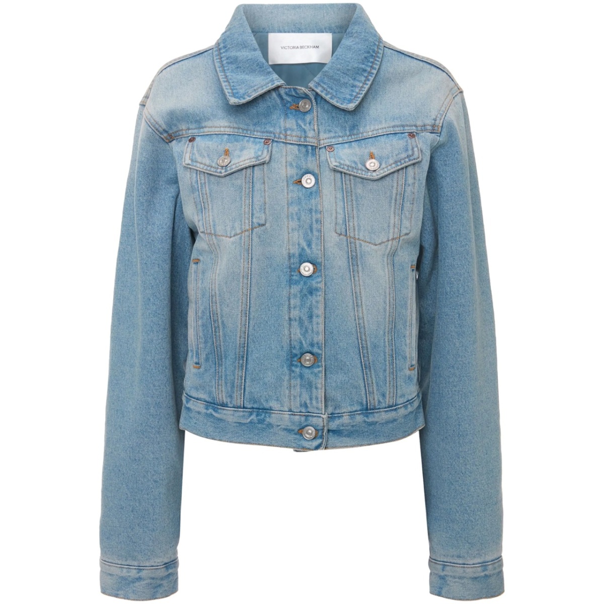 padded denim jacket