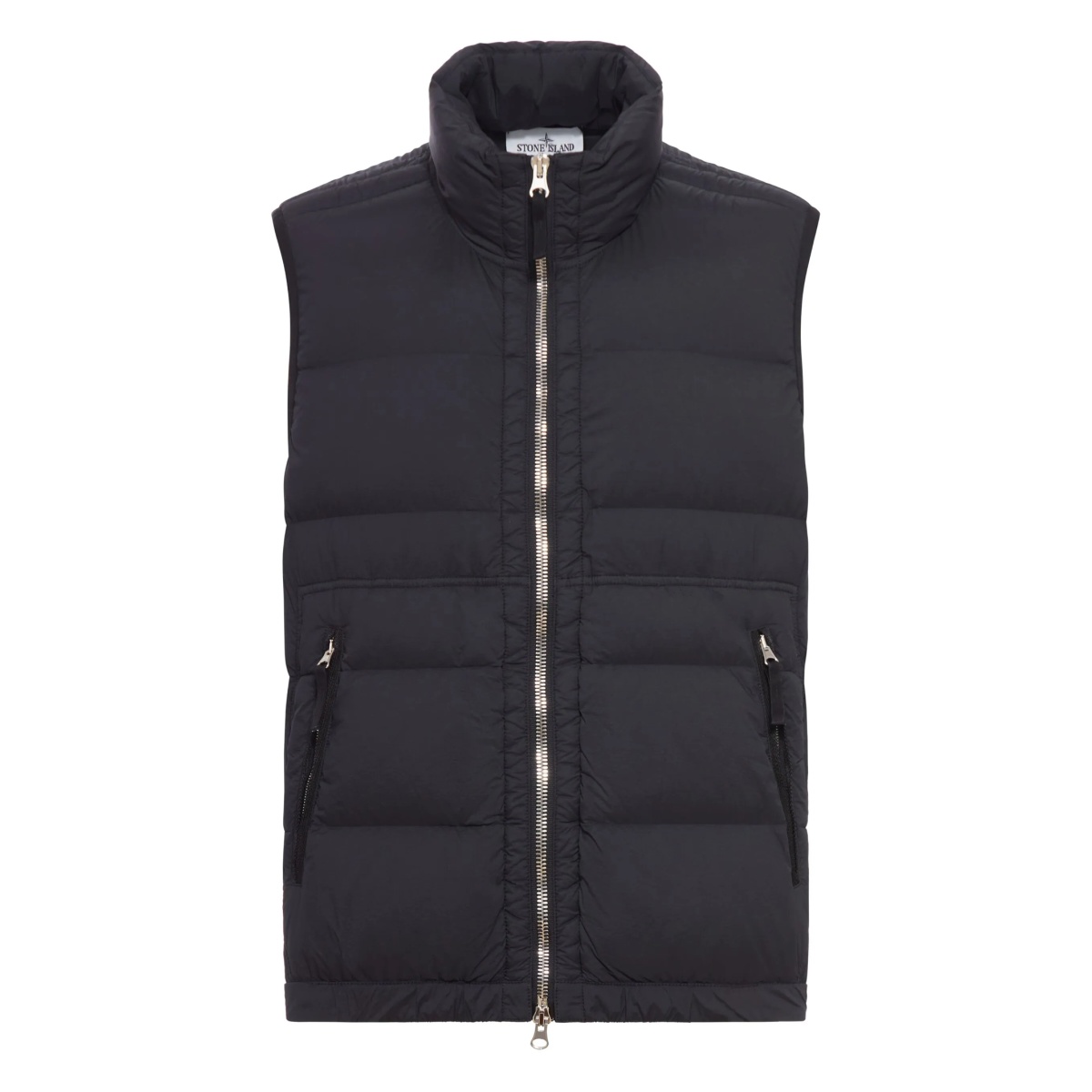 padded zip-front vest