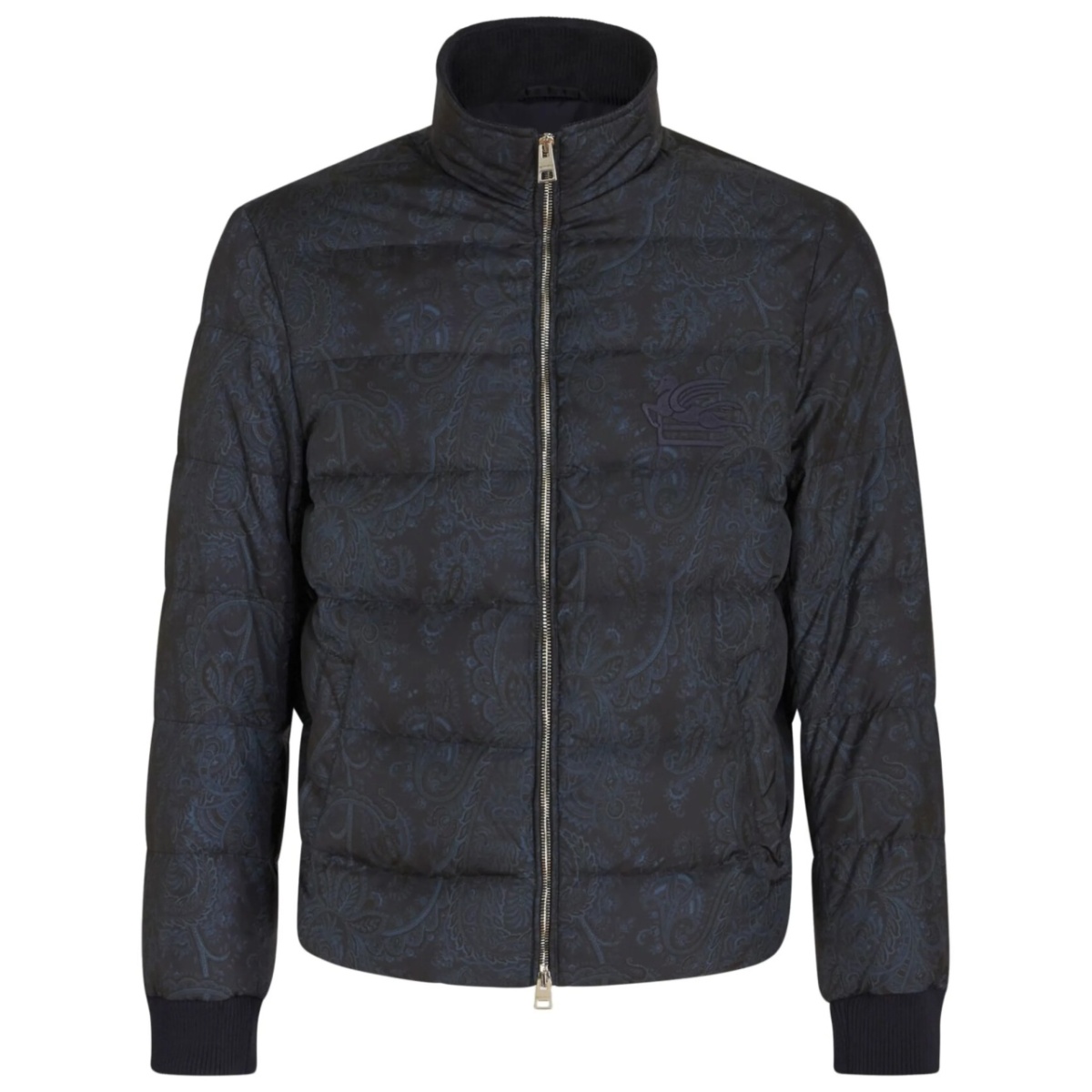 paisley-print padded jacket