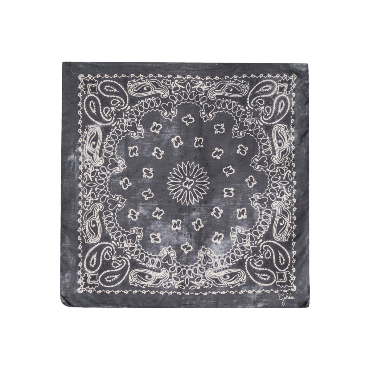 paisley-print silk scarf