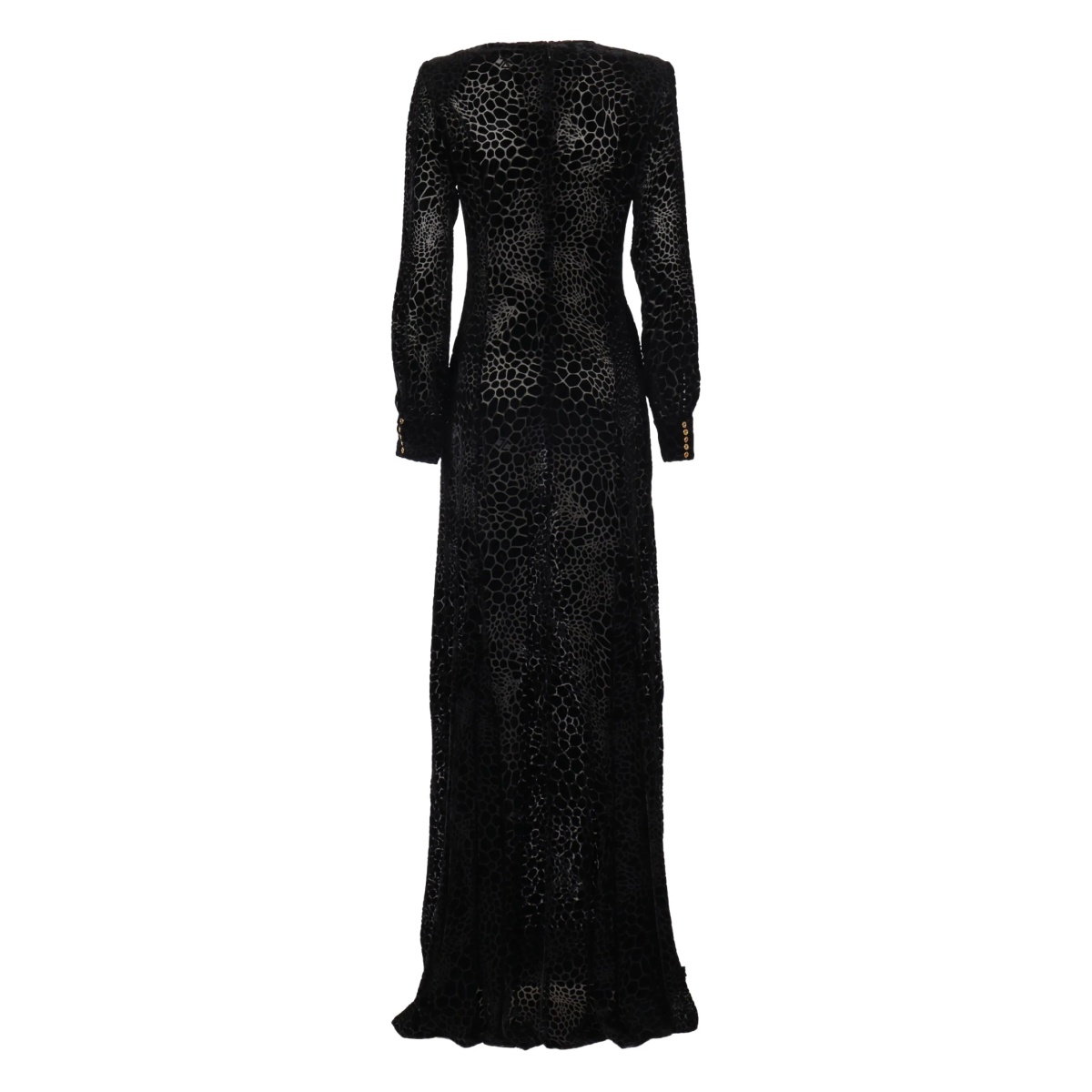 patterned long-sleeve dress - Img 2