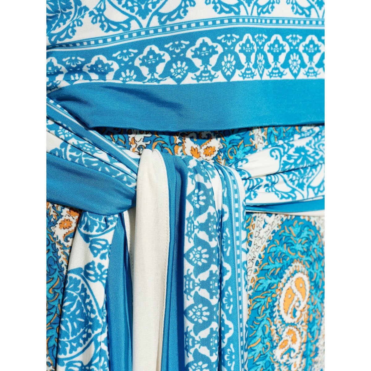 patterned tie-waist maxi dress - Img 5