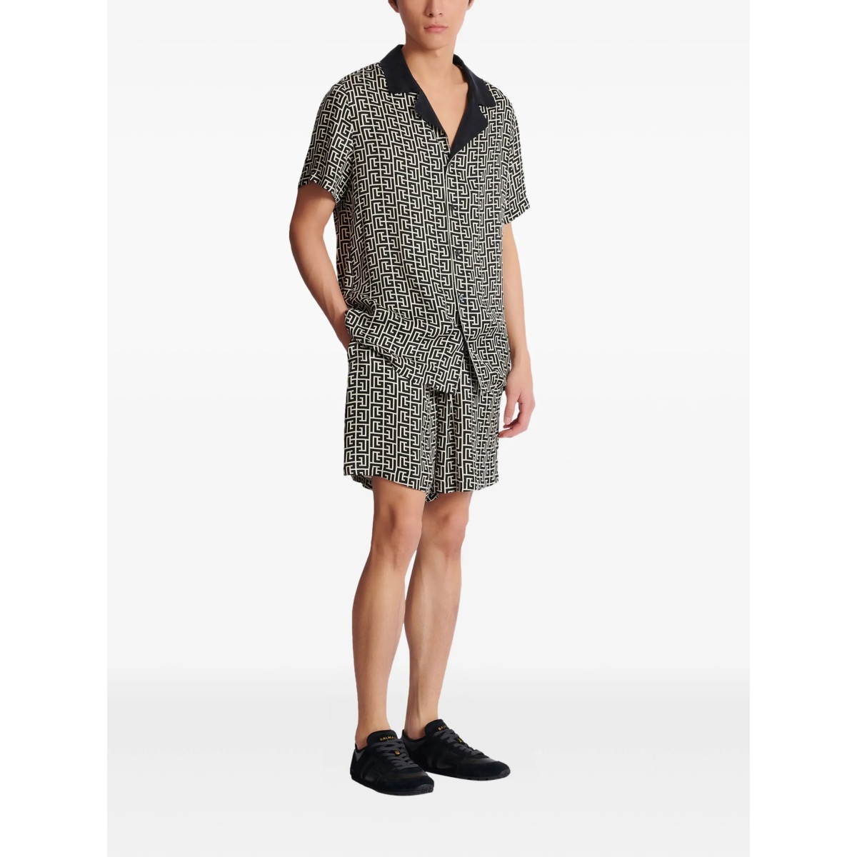 PB-monogram short-sleeve shirt - Img 3