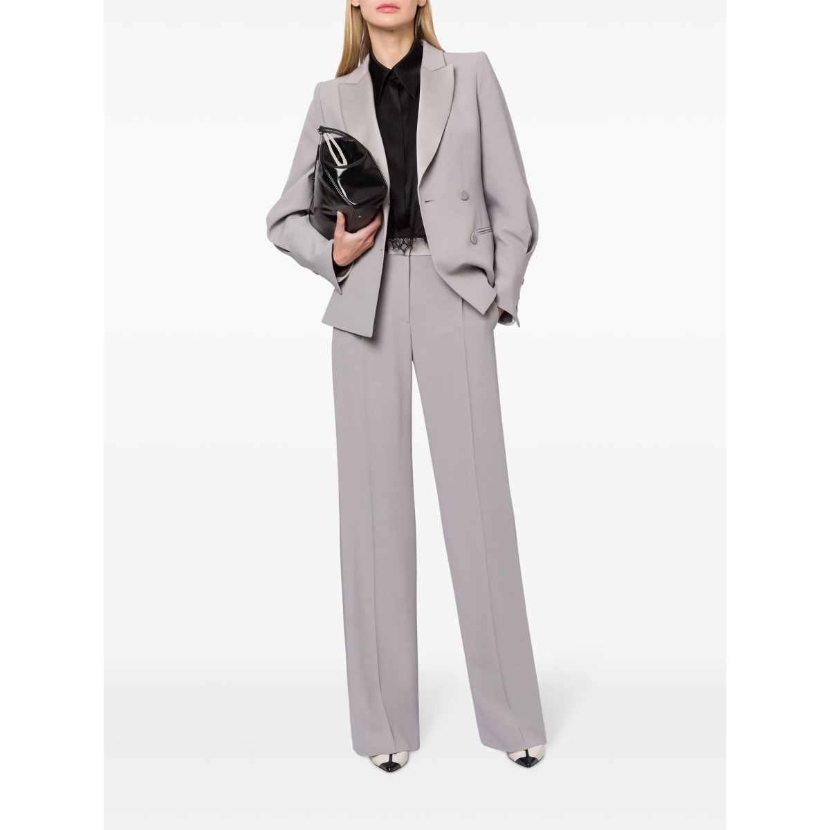peak-lapels double-breasted blazer - Img 2