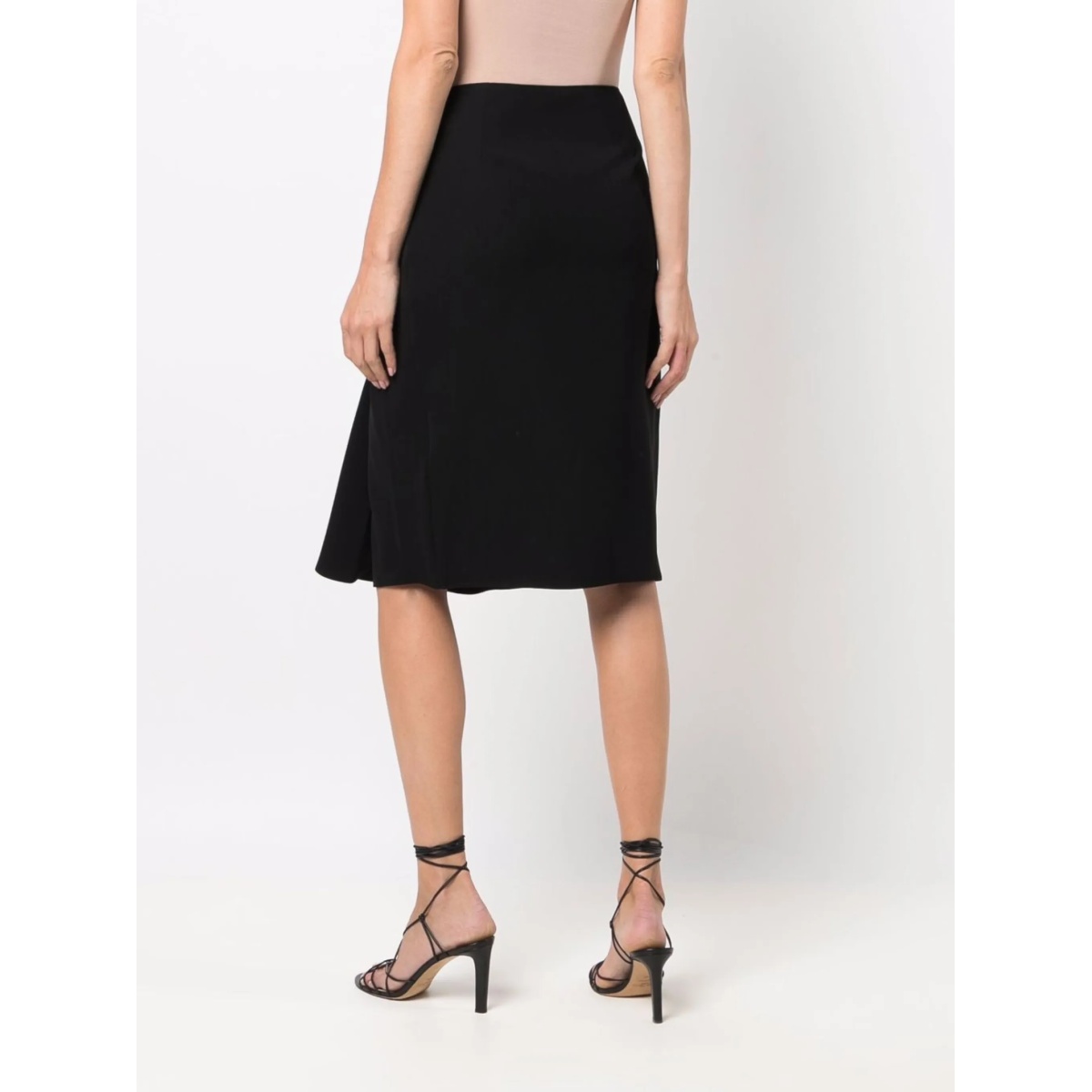 pinch-pleat A-line skirt - Img 4