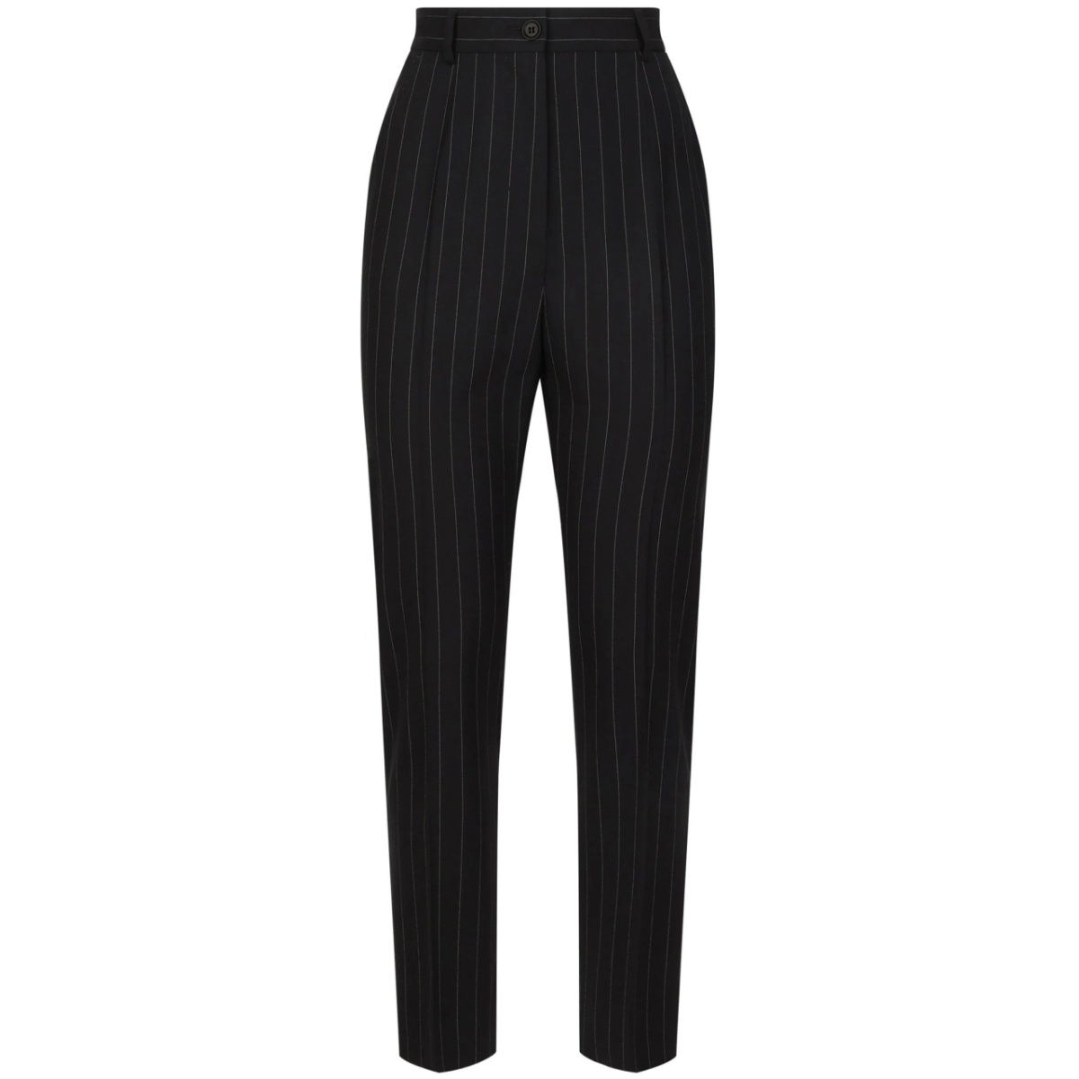 pinstriped trousers