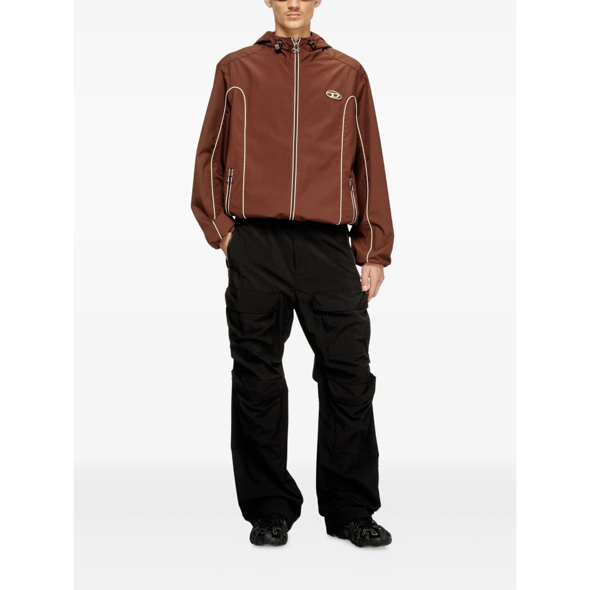piped hooded jacket - Img 2