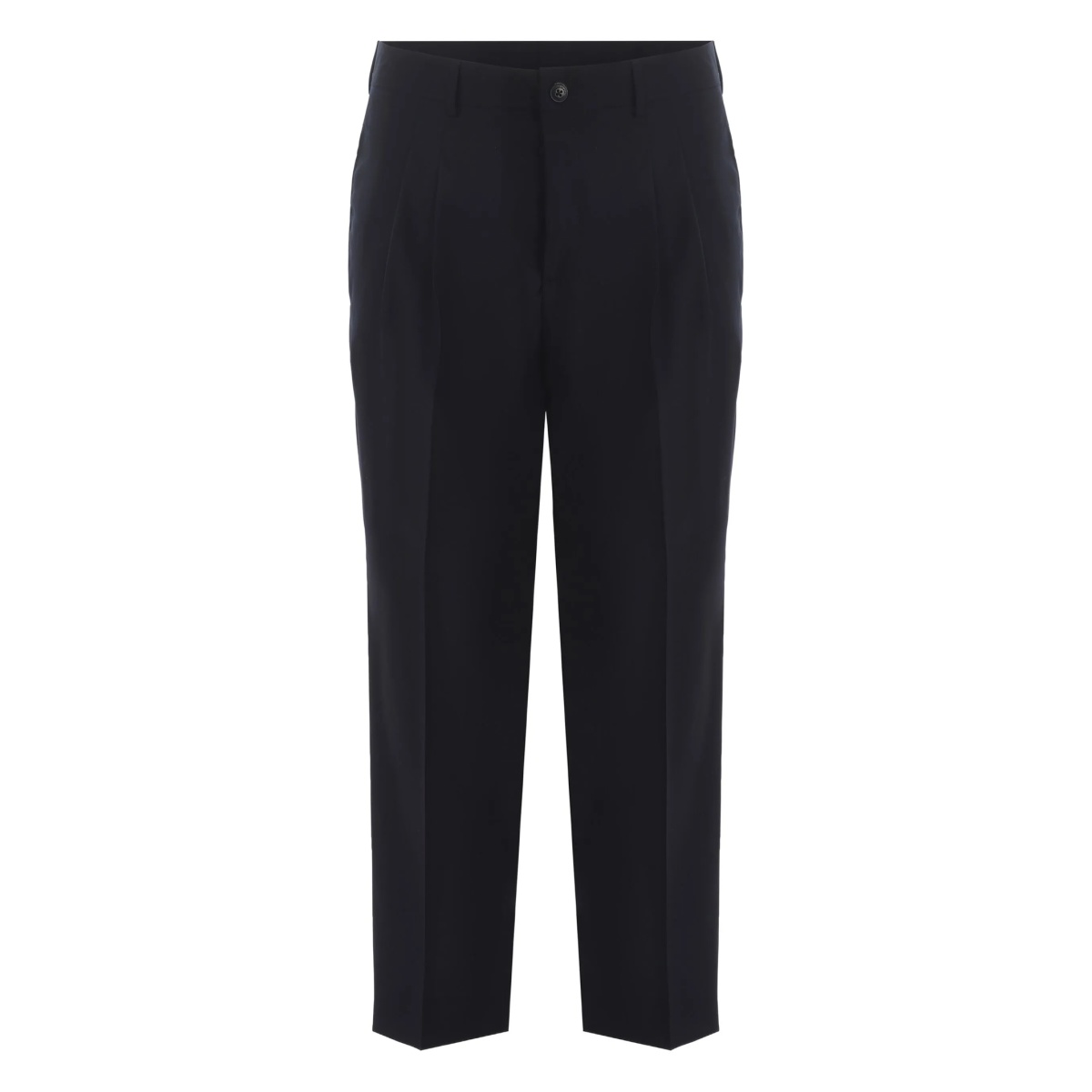 pleated-front trousers