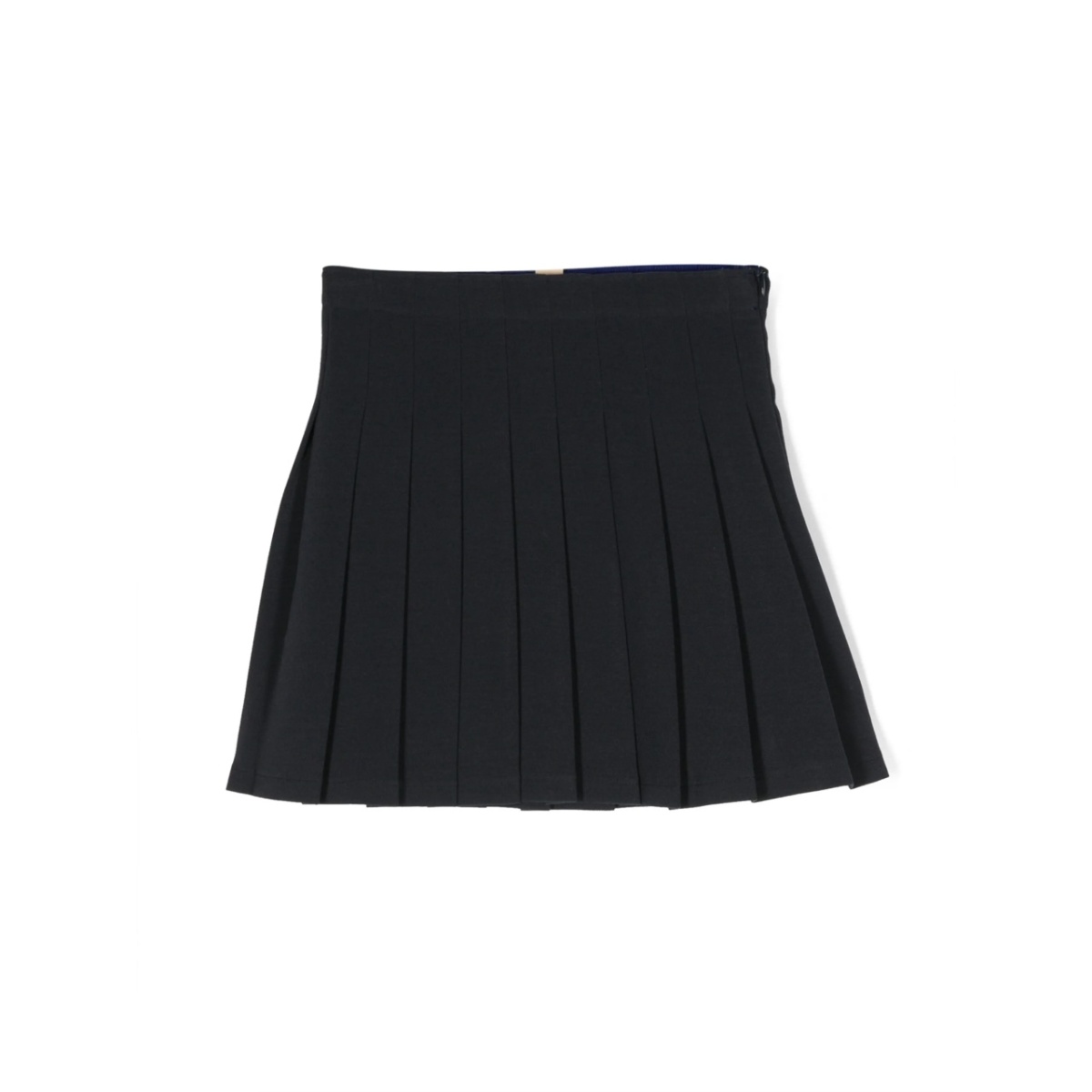 pleated high-waist miniskirt