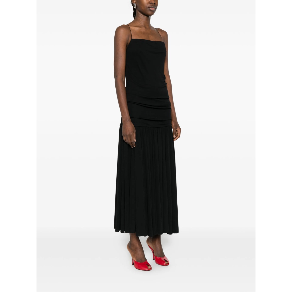 pleated midi dress - Img 3