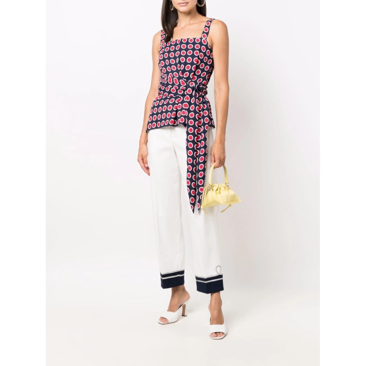 polka-dot belted tank top - Img 2