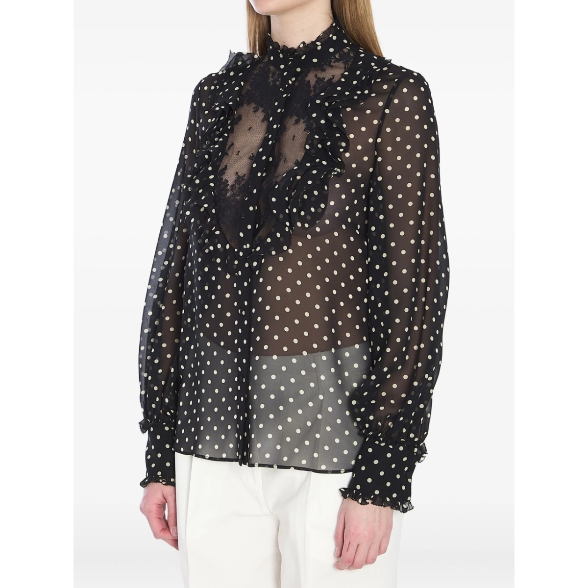 polka dot-print shirt - Img 4
