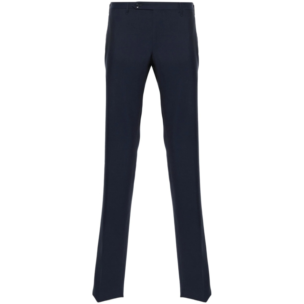 pressed-crease trousers