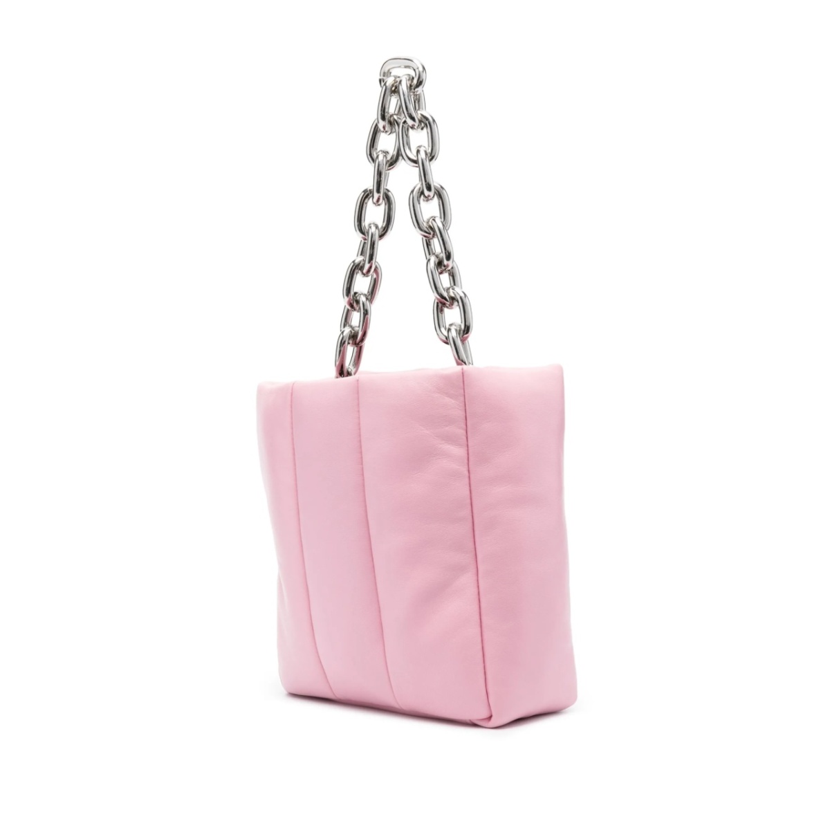 quilted leather tote bag - Img 4
