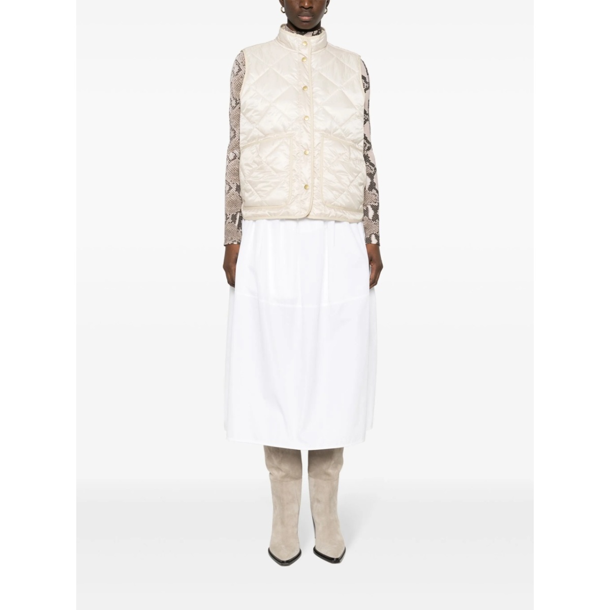 quilted padded gilet - Img 2