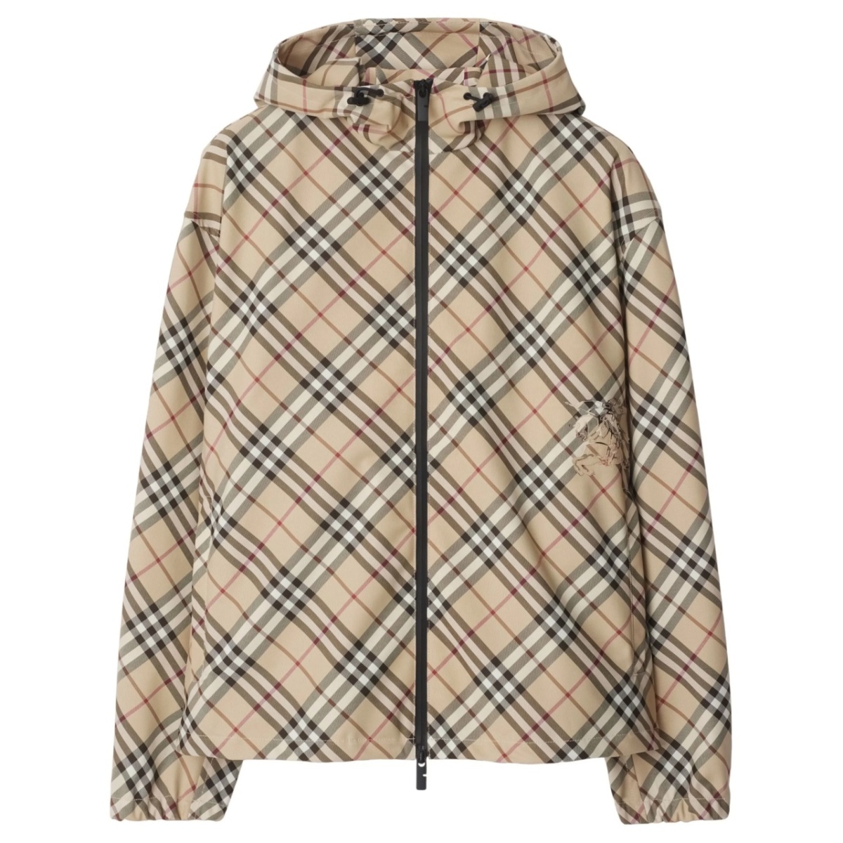 reversible check jacket