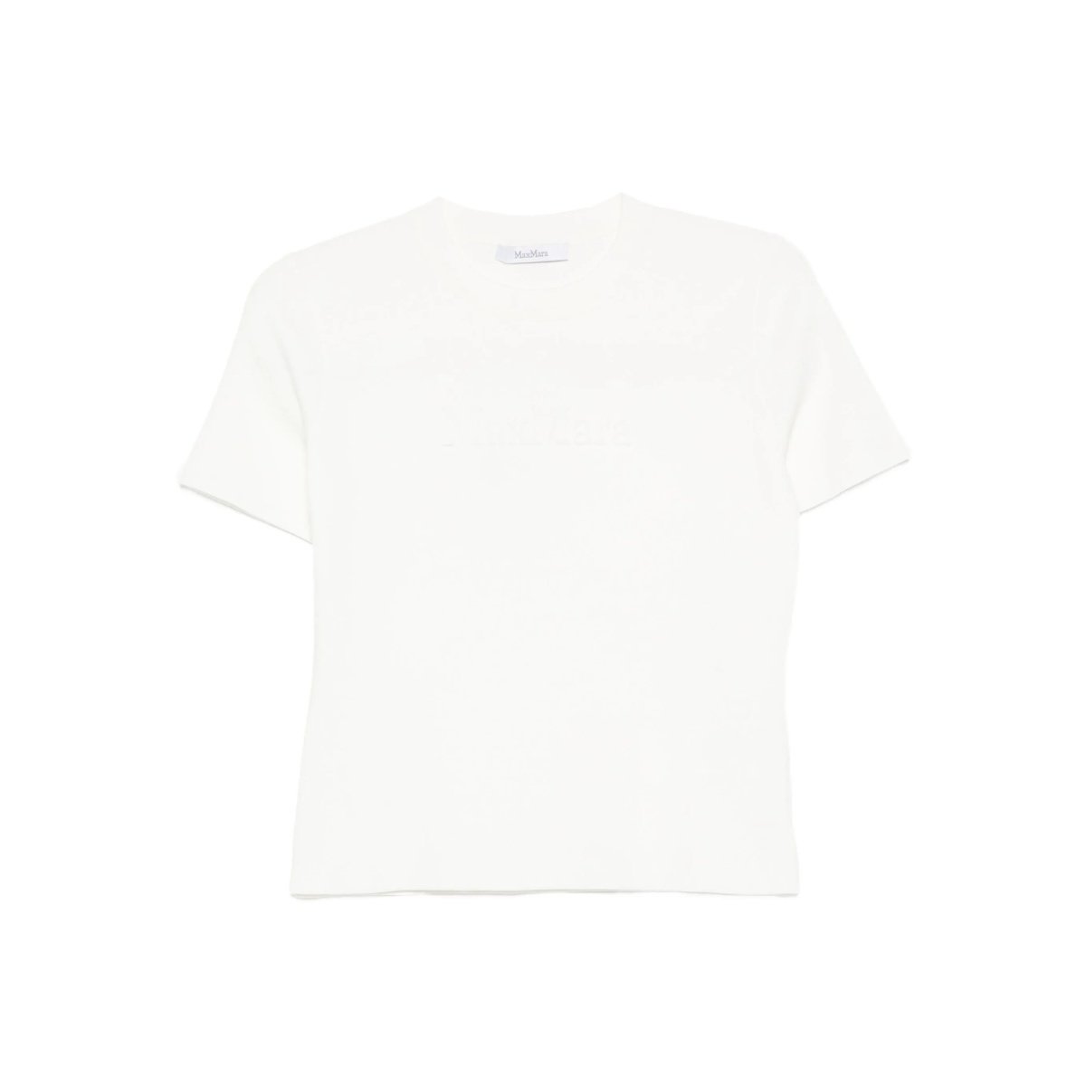 ribbed crew-neck T-shirt