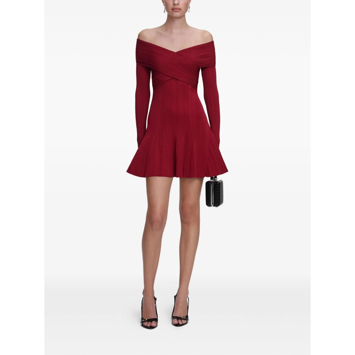 ribbed-knit mini dress - Img 2