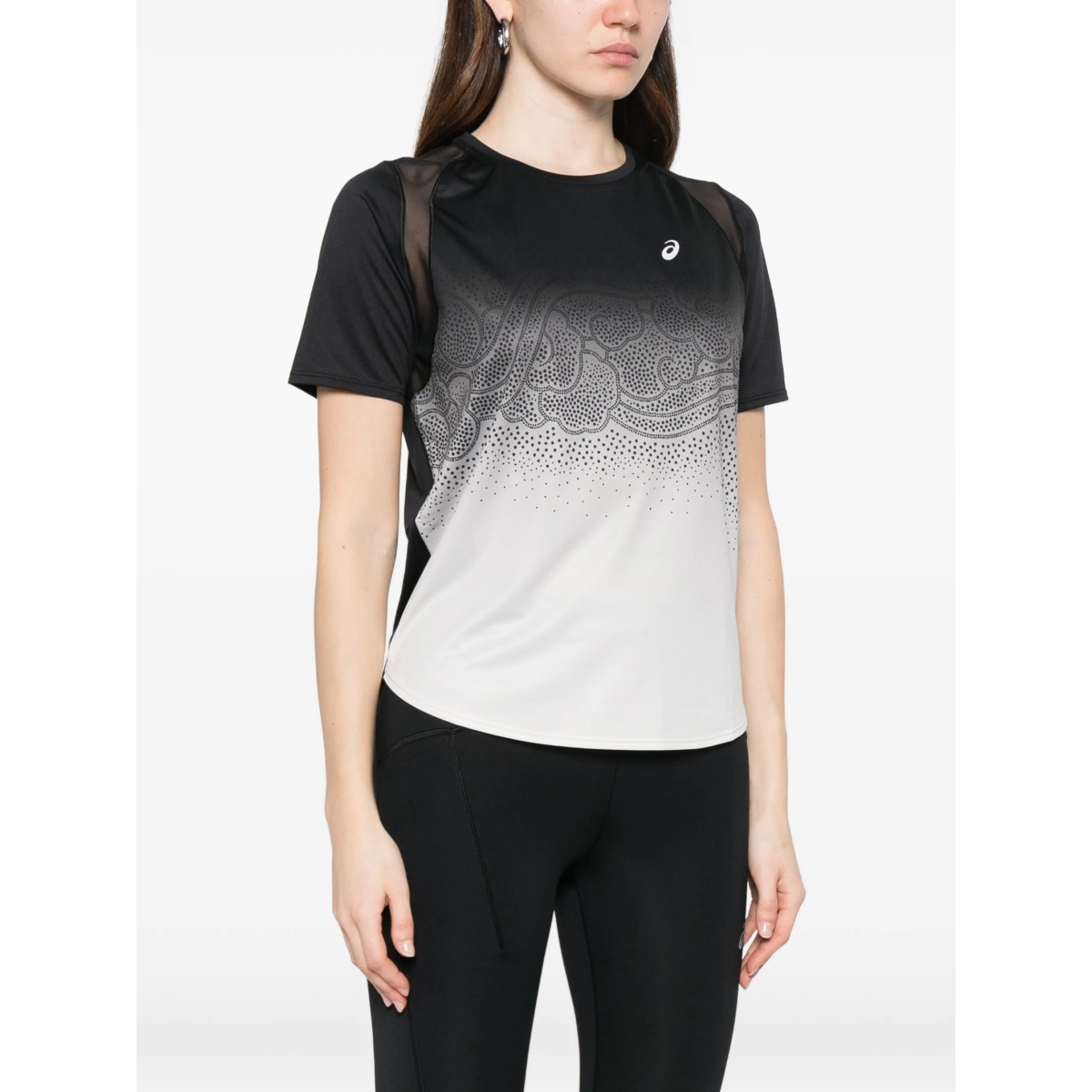 Road mesh-panel printed T-shirt - Img 3