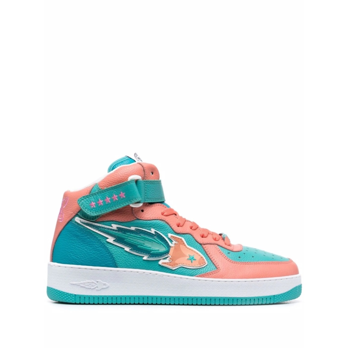 rocket patch high-top sneakers
