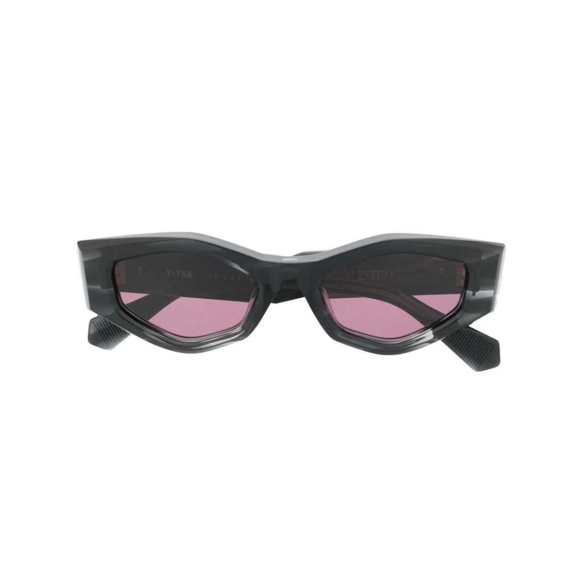 Rockstud irregular-frame sunglasses