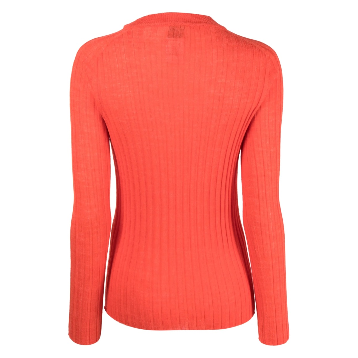round-neck chunky ribbed-knit top - Img 2