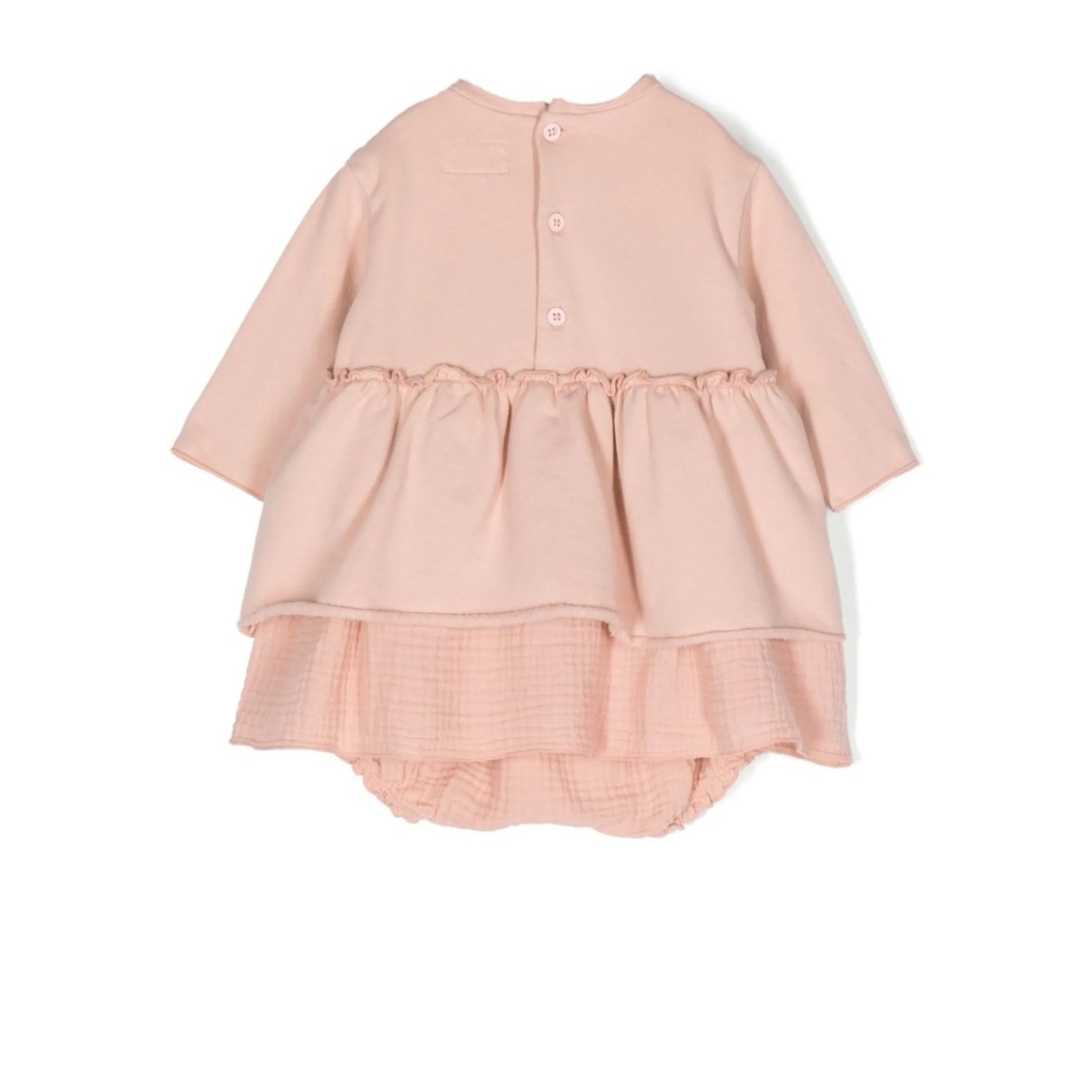 round-neck ruffle dress - Img 2