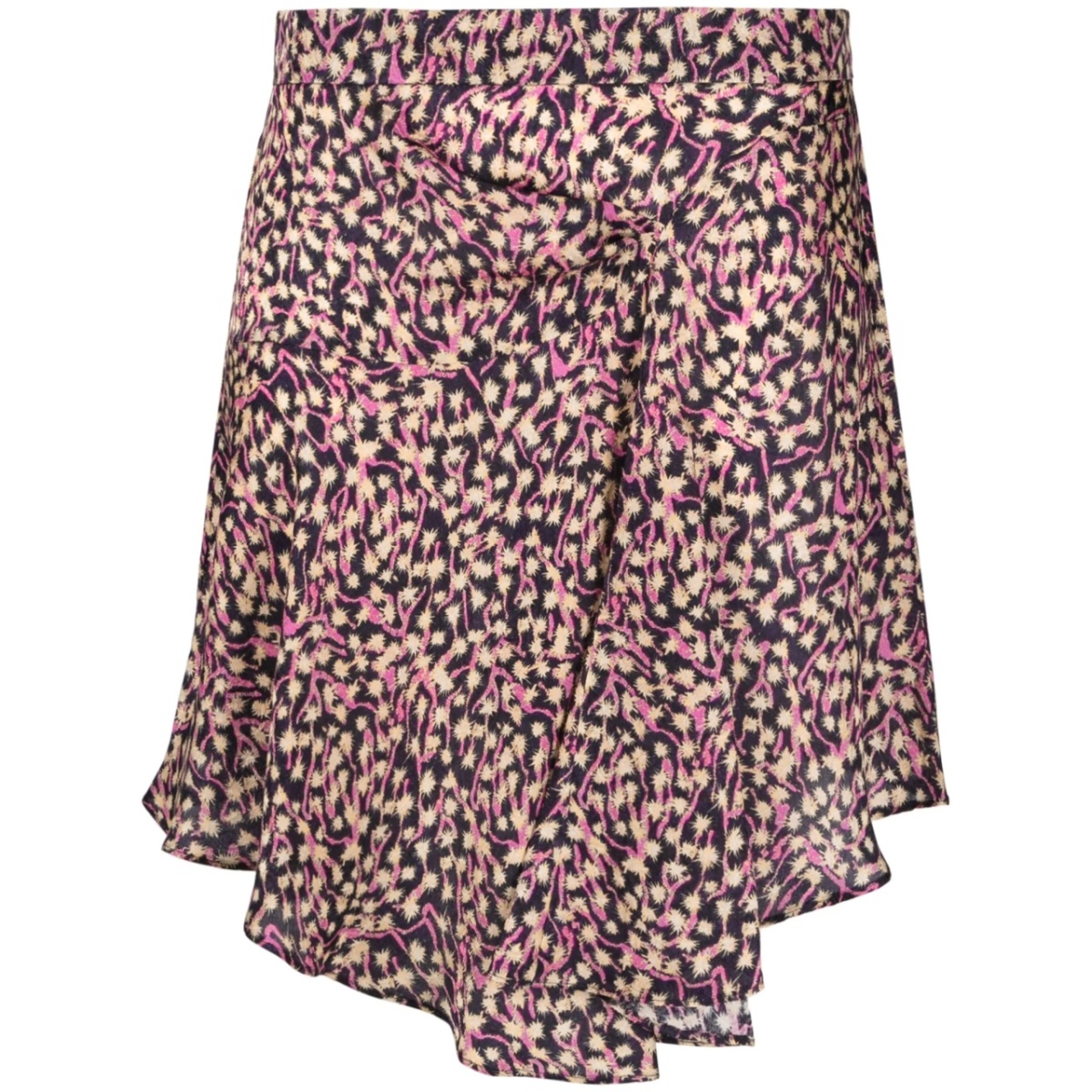 Selena asymmetric draped skirt