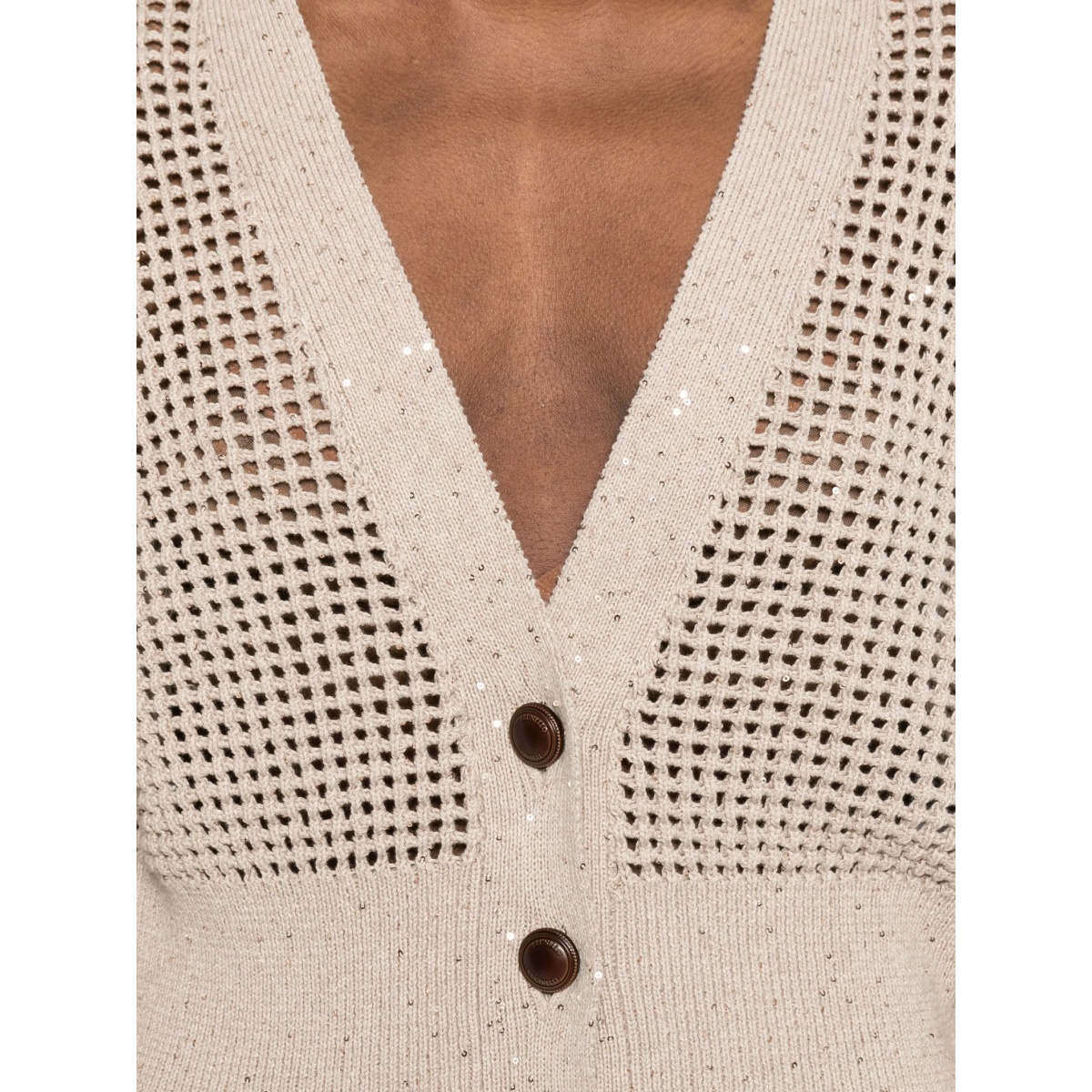 sequin-embellished cardigan - Img 5