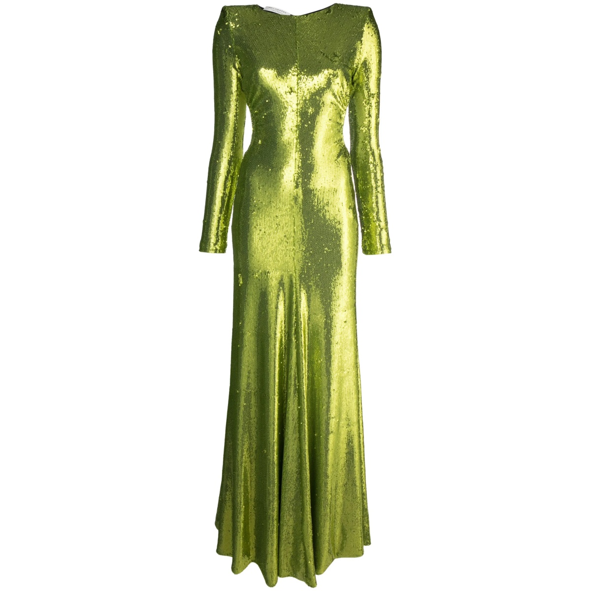 sequined open-back dress