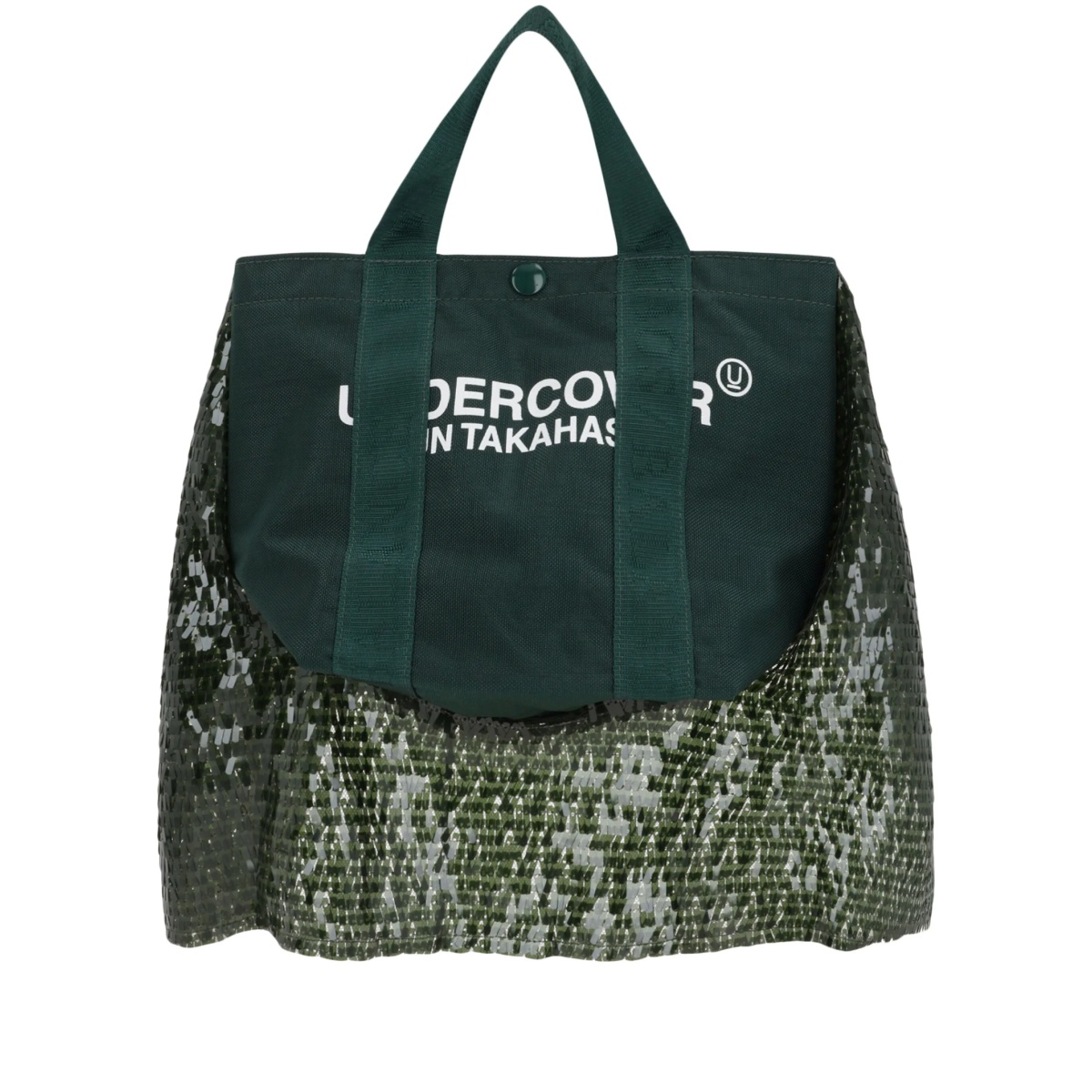 sequinned tote bag