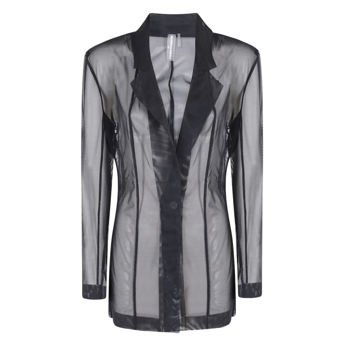 sheer longline blazer