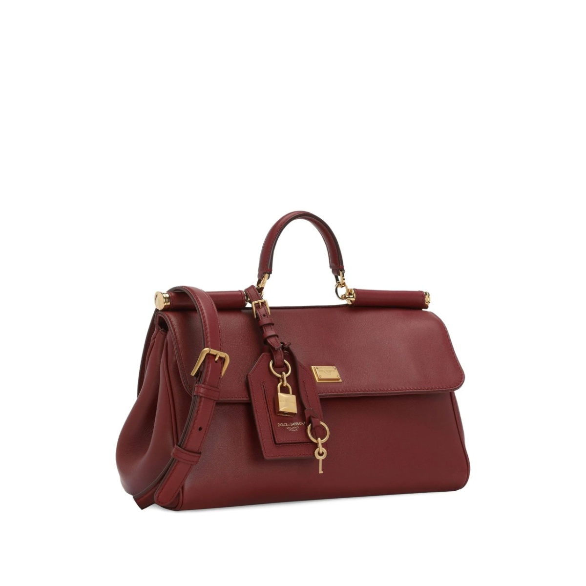 Sicily structured leather tote bag - Img 3