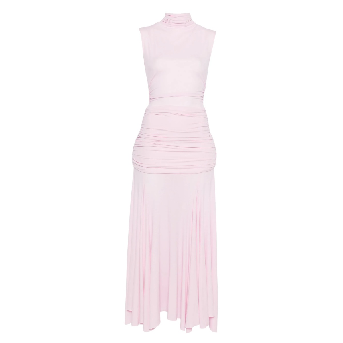 silk midi dress